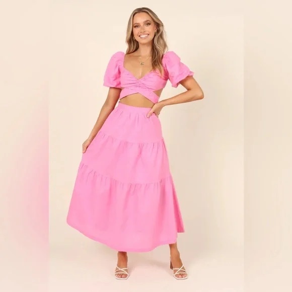 Petal & Pup Dresses & Skirts - Petal & Pup Vibrant Pink Set